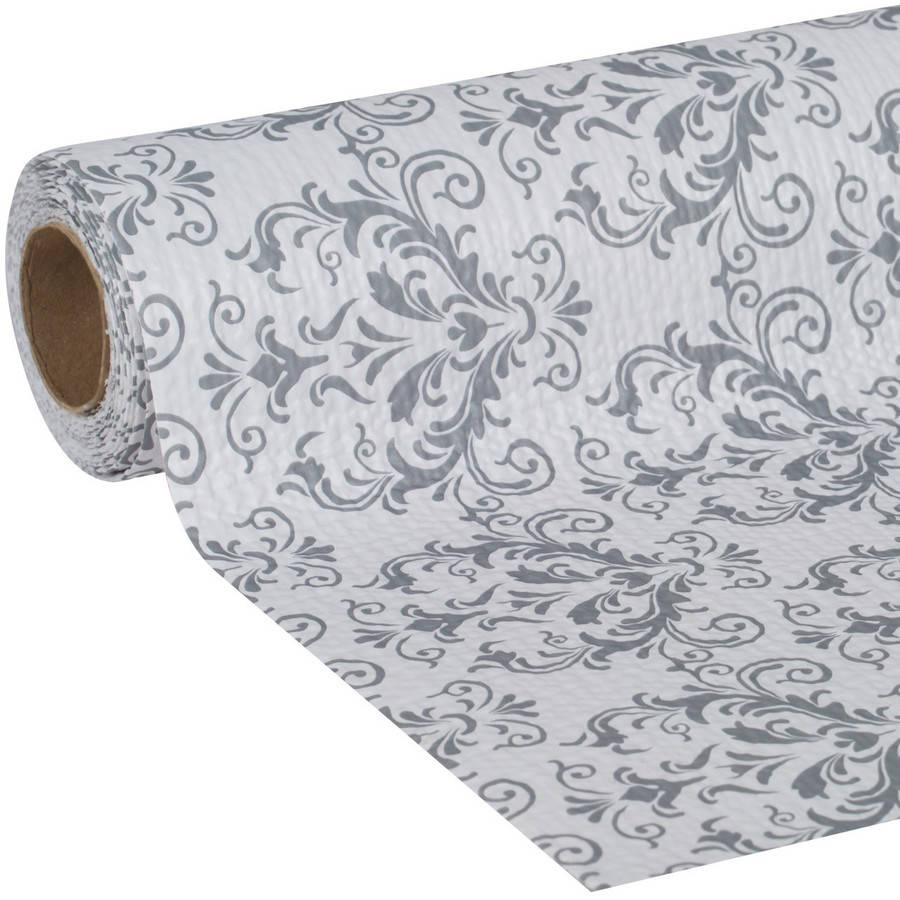 EASY LINER-GREY DAMASK-20"x 6'