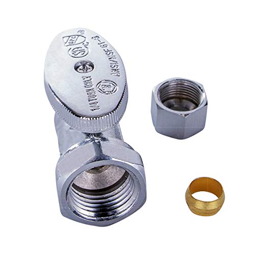 1/4 Turn 1/2'' X 3/8'' Straight Valve