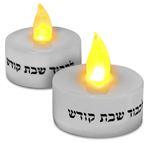 2 PK LED Shabbos tealights w/ timer 2