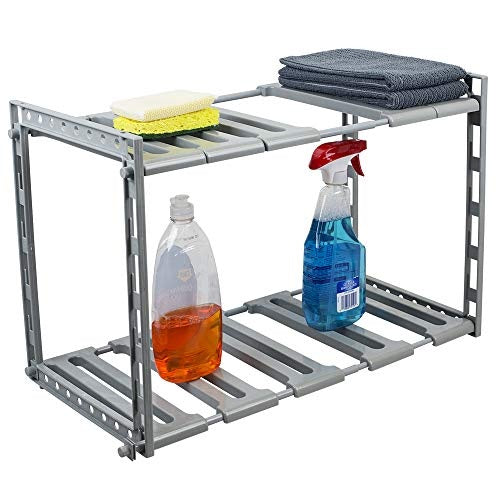 2 Tier Adjustable Under Sink Organizer 1