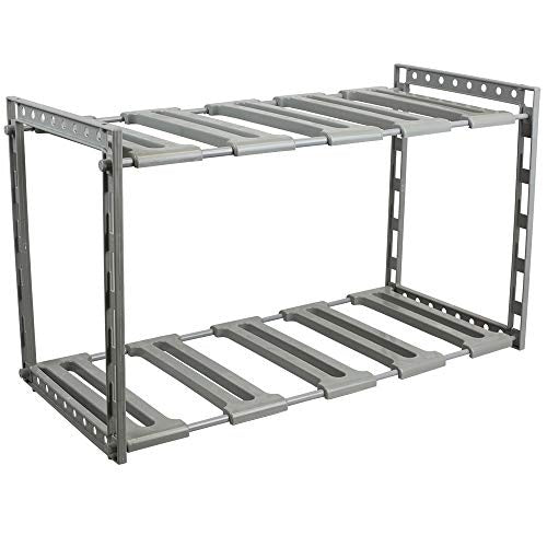 2 Tier Adjustable Under Sink Organizer 2