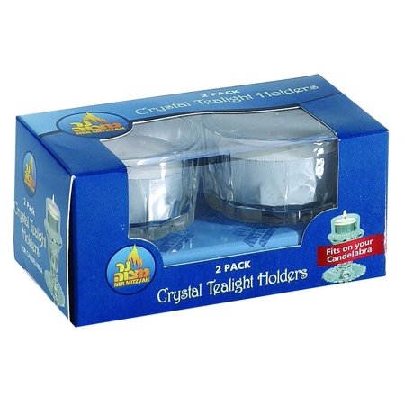 30 x 2pk. Crystal Tealight glass/Candelabra