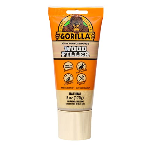 GORILLA WOOD FILLER 6OZ TUBE 6PC DISP