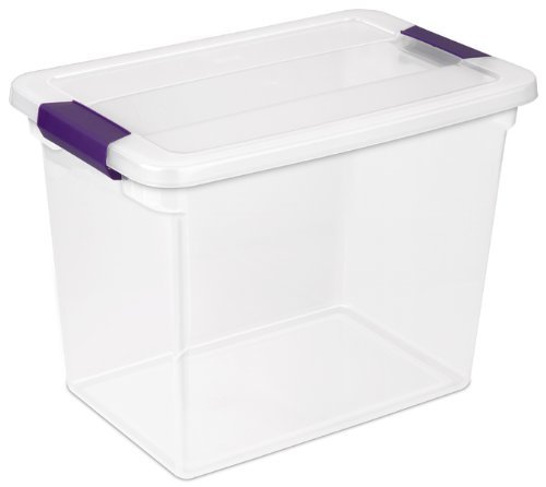 STORAGE-LATCH TOP-27qt PURPLE