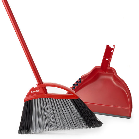 ANGLE BROOM-LG-W/DUSTPAN-PWR