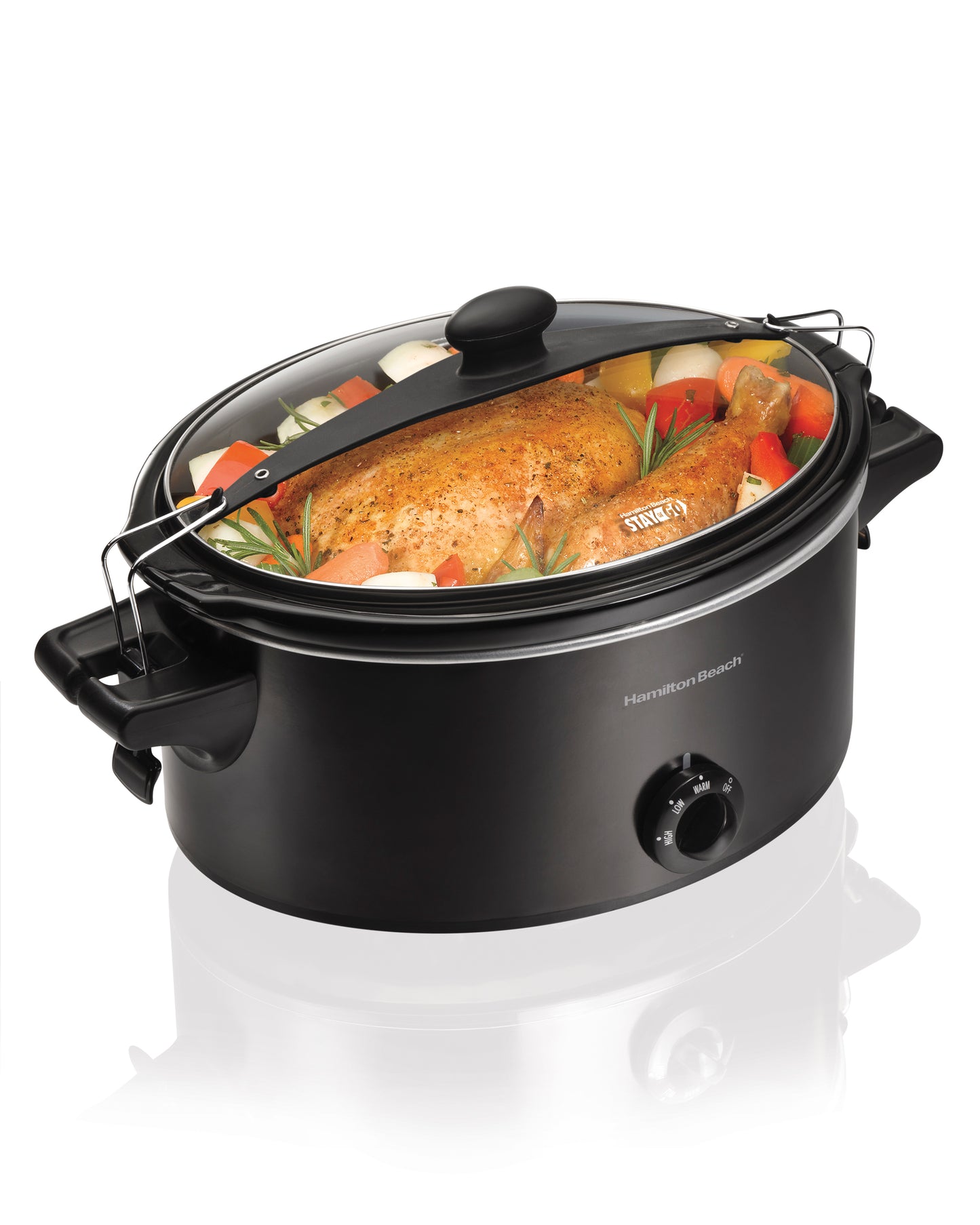 SLOW COOKER BLK 6QT