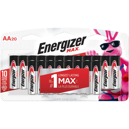 BATTRY AA 20PK ENERGIZR