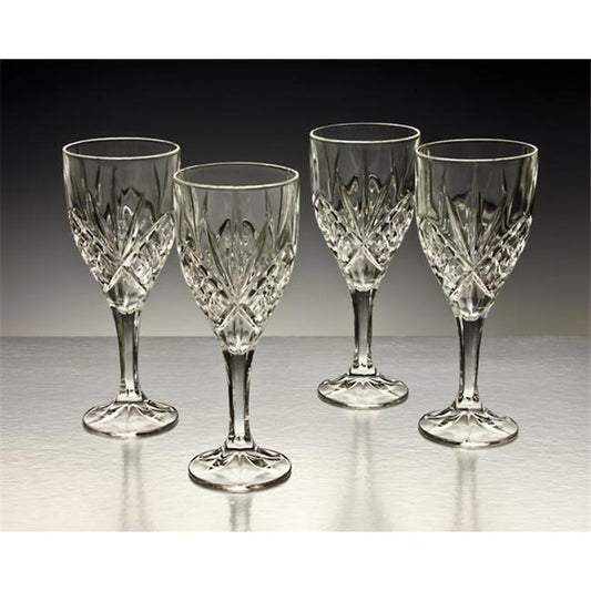 Dublin Crystal Goblet, Set of 4