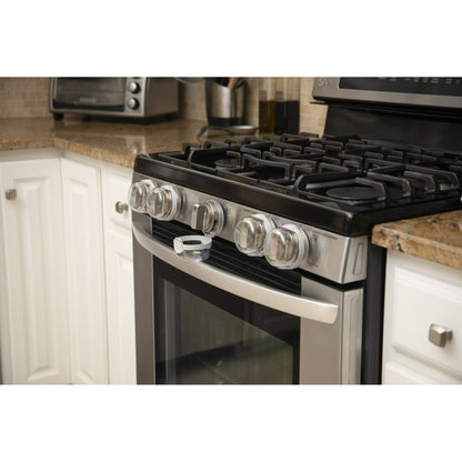 Safety 1st Clear View Safety Stove Knob Covers (5 pack), Clear, Toddler