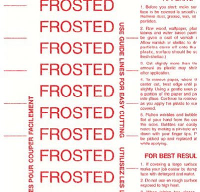 3 YD. FROSTED CONTACT 1