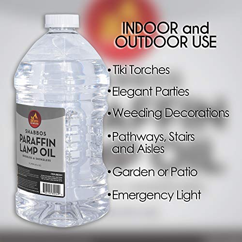 3 liter shabbos paraffin lamp oil 4