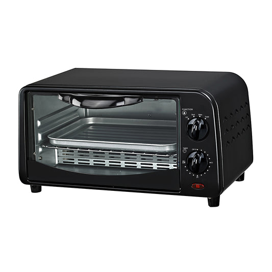 4-Slice Countertop Toaster Oven - Black