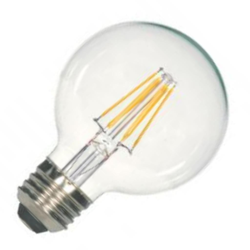 4.5 Watt G25 LED; Clear; Medium base; 5000K; 450 L