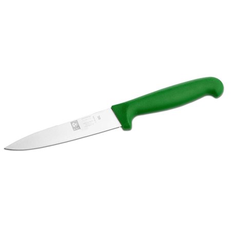 Icel Paring Knife (Green, 4.5", Pointy straight)