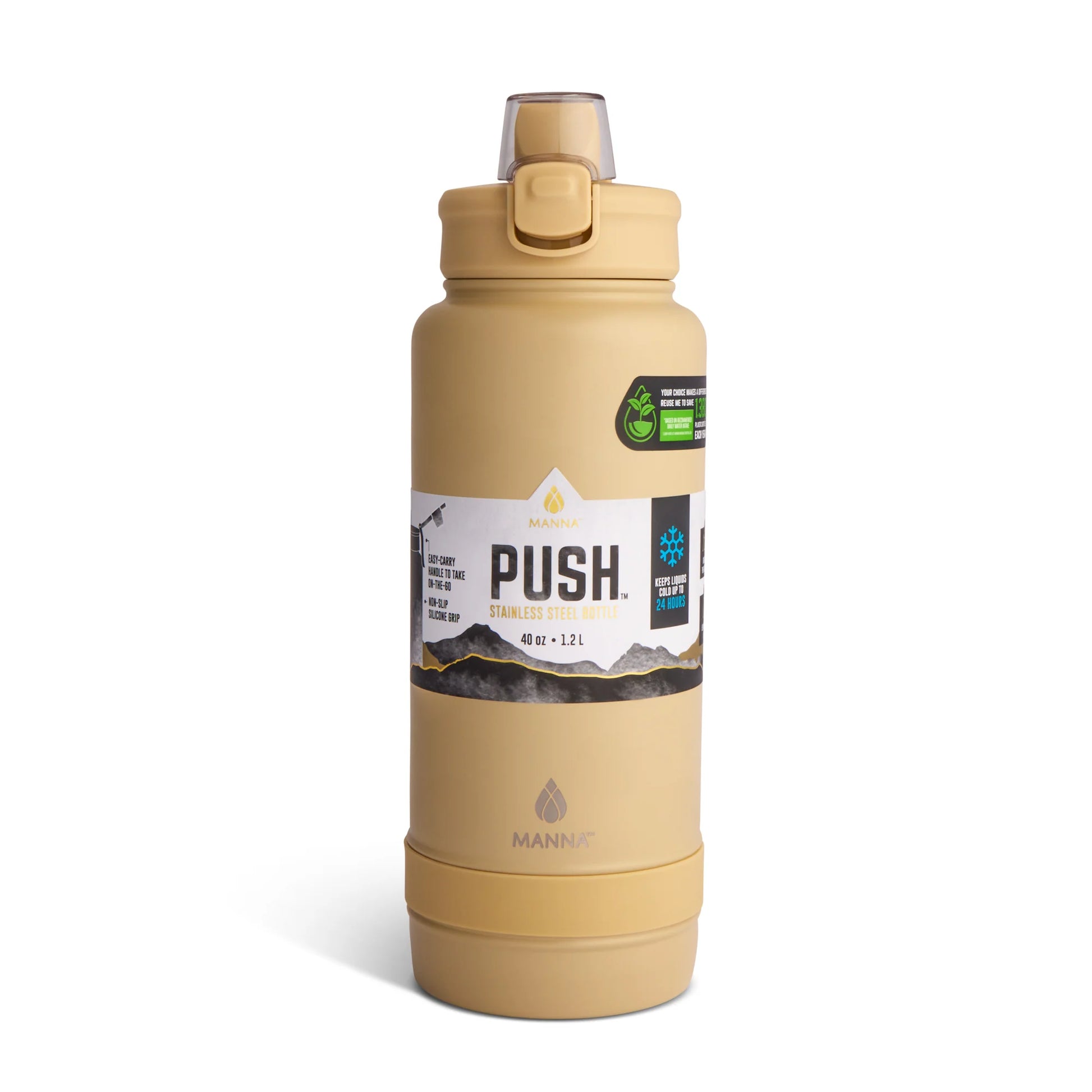 40 oz. push Stainless Steel Bottle 8