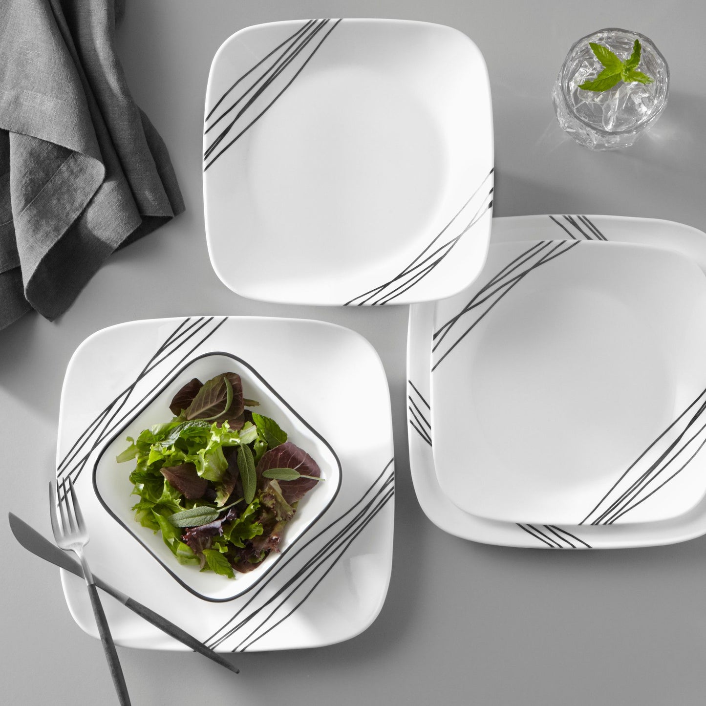 CORELLE SET SQUARE- SIMPLE