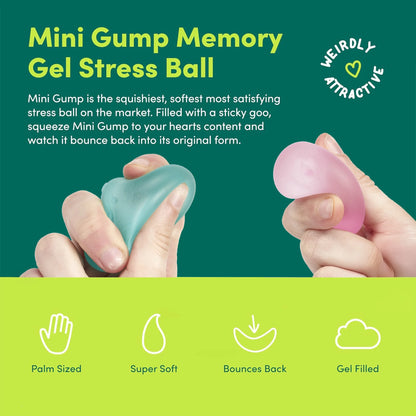 Speks Gump Memory Gel Stress Ball - Moon Jelly
