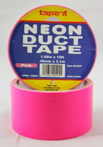 Neon Duct Tape 10 Ft. Pink