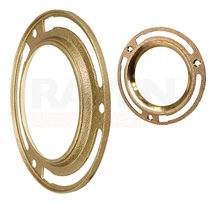 4" Brass Closet Flange 2