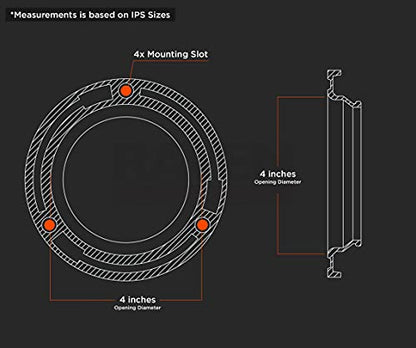 4" Brass Closet Flange 5