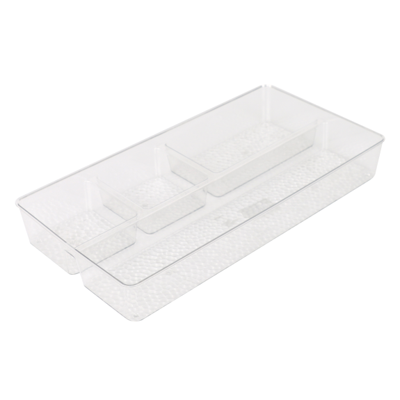 4 Section Storage Orgnizer Clear Medium 15'' X 8'' X 2'' 1