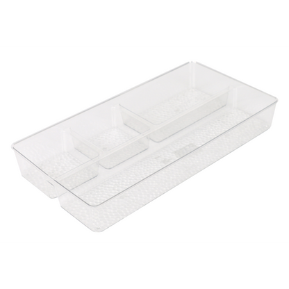 4 Section Storage Orgnizer Clear Medium 15'' X 8'' X 2'' 1