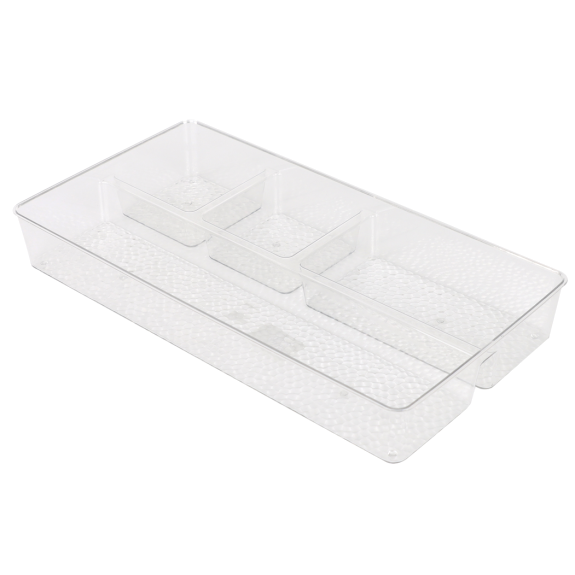 4 Section Storage Orgnizer Clear Medium 15'' X 8'' X 2'' 2
