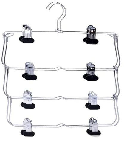4 Tier Metal Skirt Hanger 1