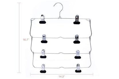 4 Tier Metal Skirt Hanger 2