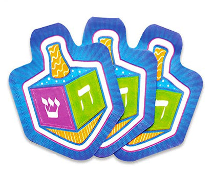 10Pk Dreidel Shaped Napkins