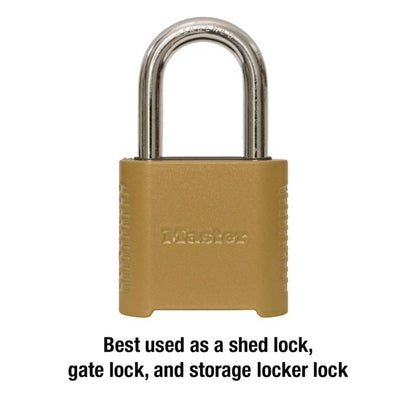 Master Combination Padlock 1-1/2'' WR