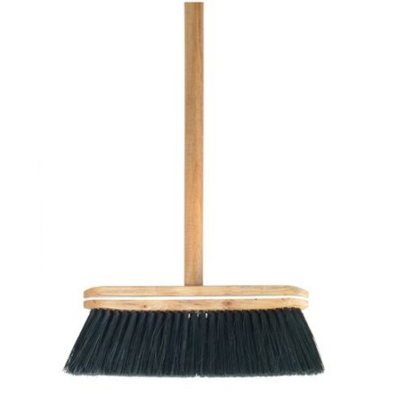 Superio Wood Broom Black