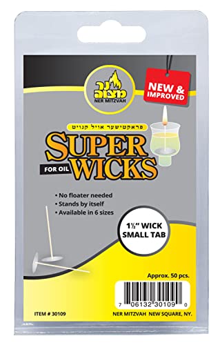 50PK. Super Wick 1 1/2" wick Small Tab 3