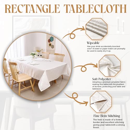 Tablecloth Ripple Gold 70"x108"