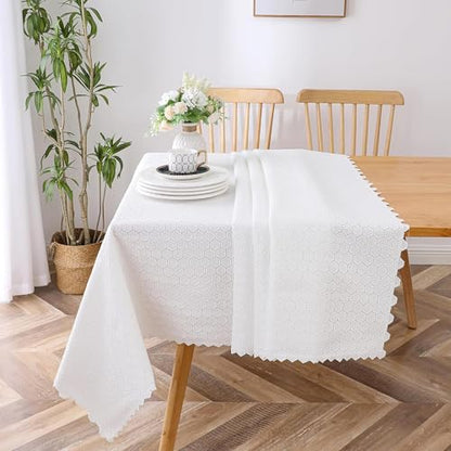 Majestic Tablecloth Lace, Mini Hexagon (Lined)