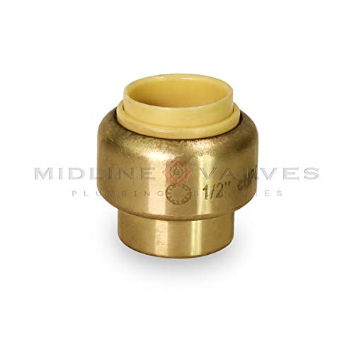 1/2'' Push Fit Stop End Pex Or copper