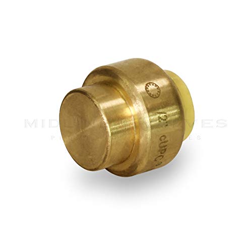 1/2'' Push Fit Stop End Pex Or copper