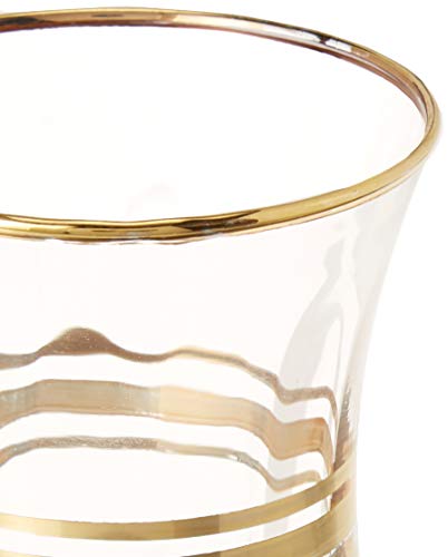 Gold Rimmed Kiddush Cups