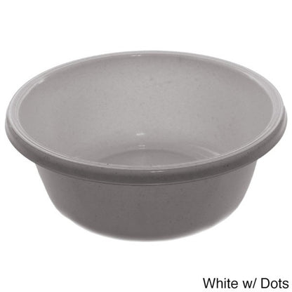 Wash Basin Plastic (White Speckled, Medium 28 CM 1147)