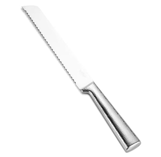 Elygant S''S Hammered Knife Serrated
