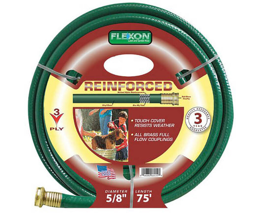 5/8" X 75' 3 Ply Reinforced Hose