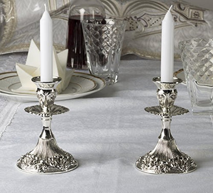 5'' candle stick silver plated 2
