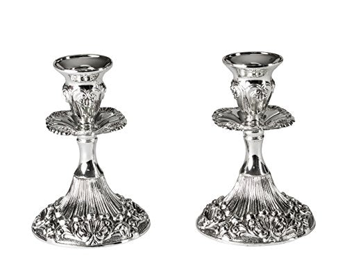 5'' candle stick silver plated 4