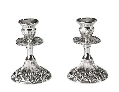 5'' candle stick silver plated 4