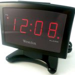 ALARM CLOCK-PLASMA 0.9 LED- w/PLUG