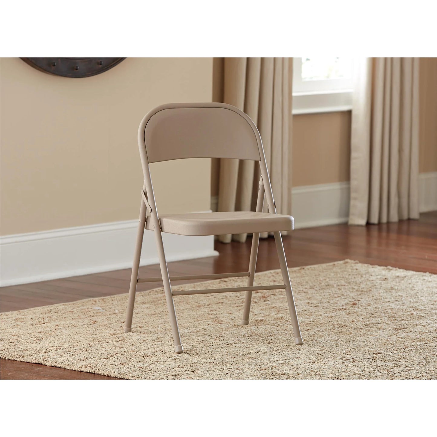 Cosco Metal Folding Chair Linen