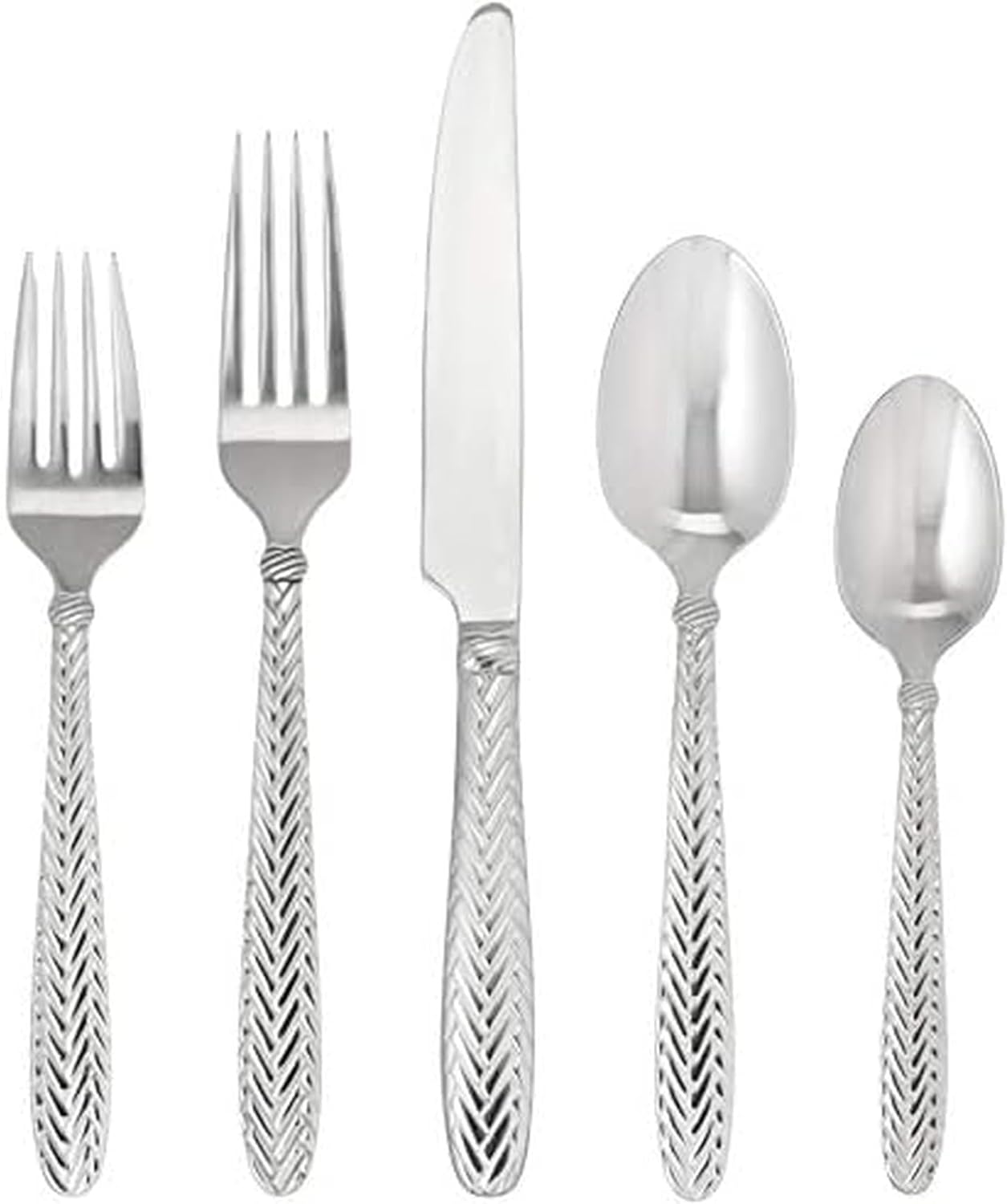 Wallace 45PC Reins Flatware Set Service For 8