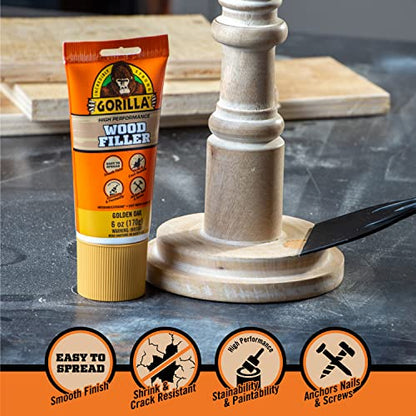 Wood Filler 6oz Golden Oak Wood Filler Tube