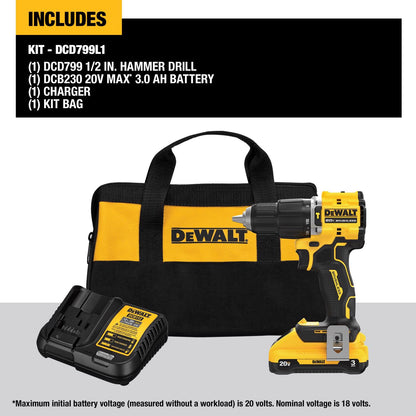 Dewalt Atomic Hammer Drill 20 V