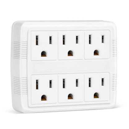 6 Outlet /Grounded Wall Tap